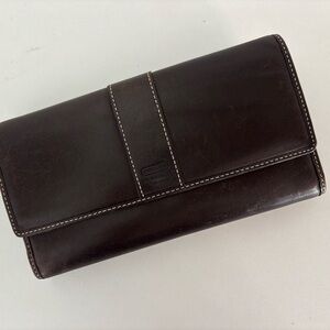 Brown vintage coach wallet